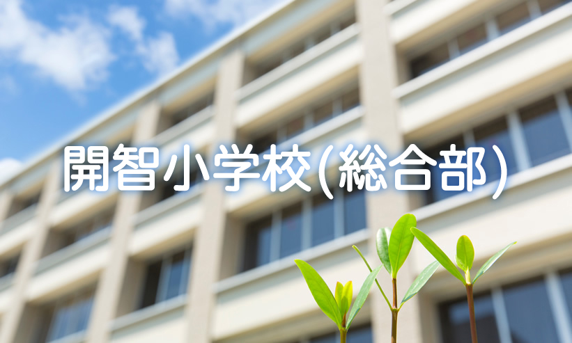 学校紹介　開智小学校（総合部）